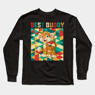 Best Buddy Leopard Long Sleeve T-Shirt